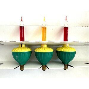 3 Vintage Bubble Light Replacement Bulbs Very Rare Tested and Work Great